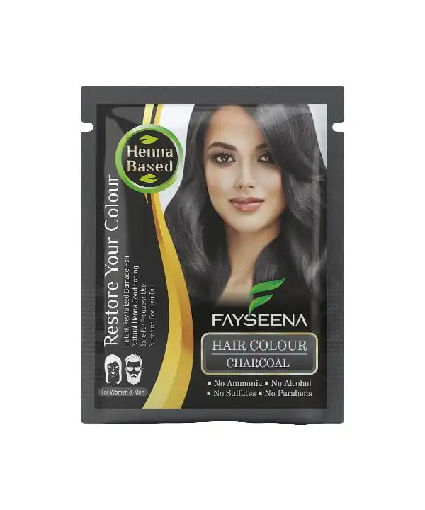 Charcoal Hair color | Charcoal Hair Dye | Fayseena