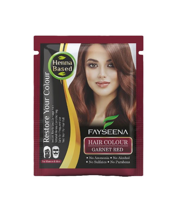 Garnet Red Hair Colour Hair Dye Fayseena Hair Care