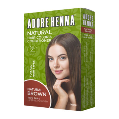 Adore Henna Natural Brown Hair Colour (100g)