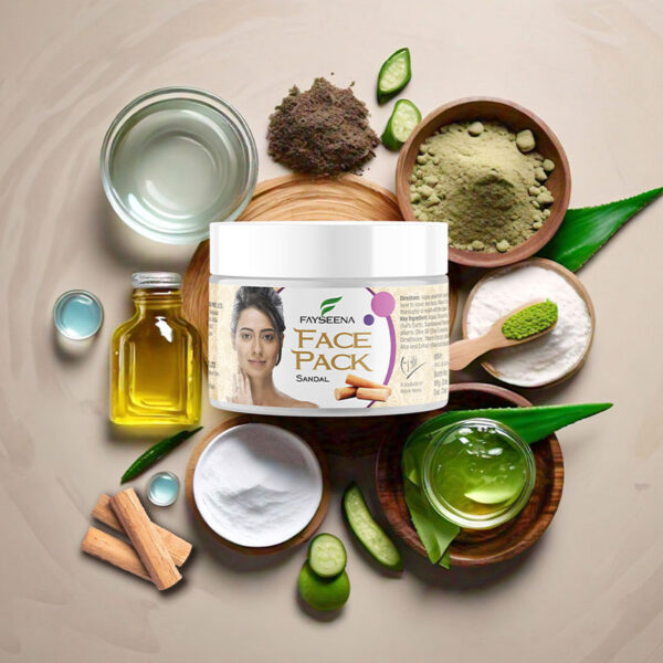 Sandal Face Pack Cream - Image 3