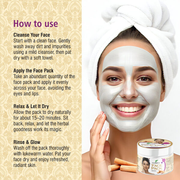 Sandal Face Pack Cream - Image 4