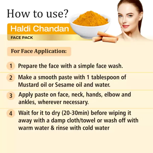 Haldi Chandan Face Pack - Image 3