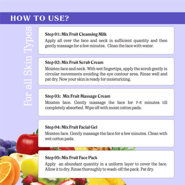 Mix Fruit Facial Glow Kit - Image 4