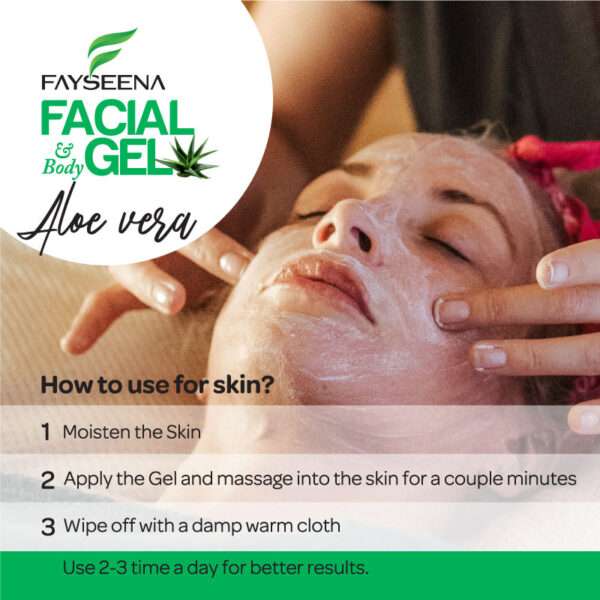 Fayseena Aloe Vera Body Gel - Image 3
