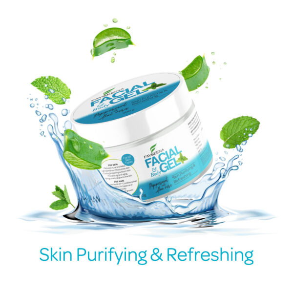 Fayseena Peppermint & Aloe Vera Body Gel - Image 2