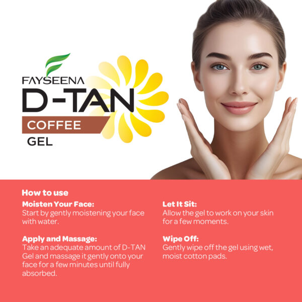 Fayseena D-Tan Gel with Coffee - Image 3
