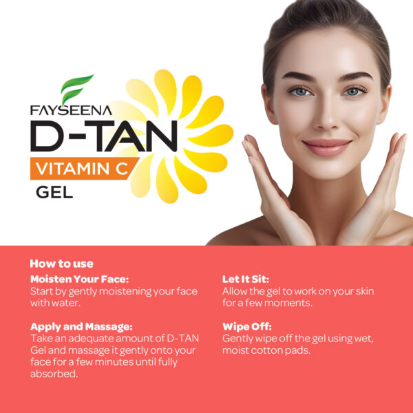 Fayseena D-Tan Gel with Vitamin C - Image 3