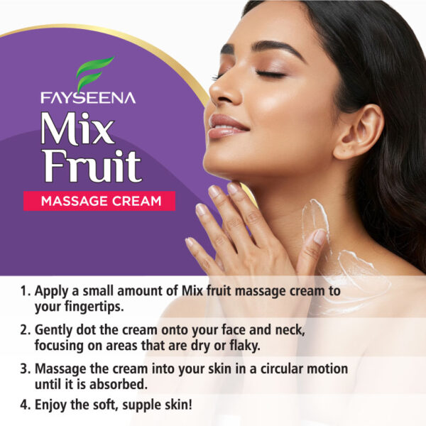 Fayseena Herbal Mix Fruit Massage Lotion Cream - Image 4