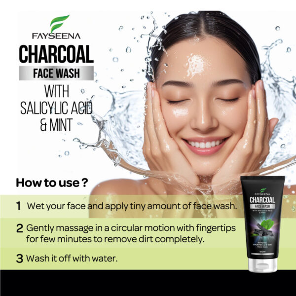 Fayseena Charcoal Face Wash - Image 4