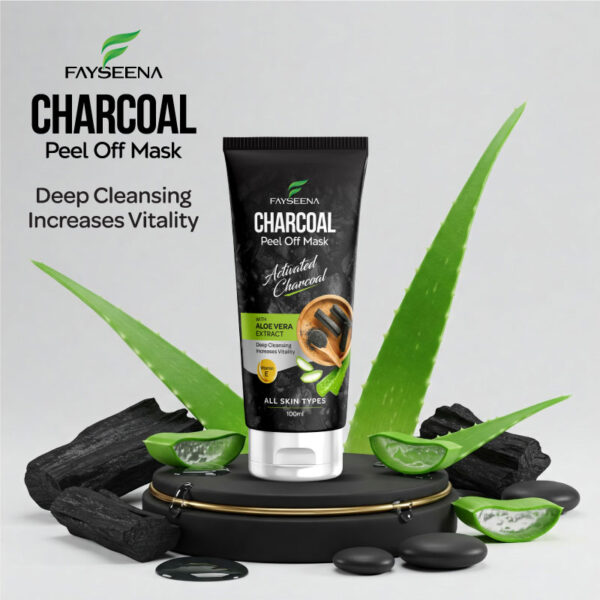 Fayseena Charcoal Peel Off Mask - 100 ml - Image 2