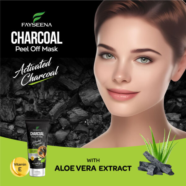 Fayseena Charcoal Peel Off Mask - 100 ml - Image 3